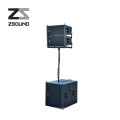 ZSOUND 15" 2 way empty line array audio sound speaker equipment